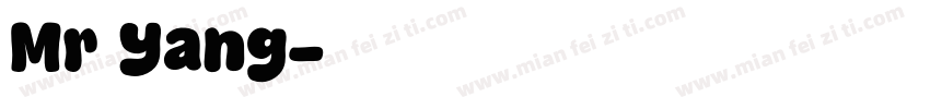 Mr Yang字体转换